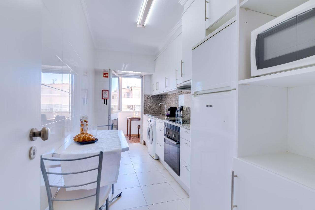 Al - Apartamento Wave 7 Quarteira Bagian luar foto