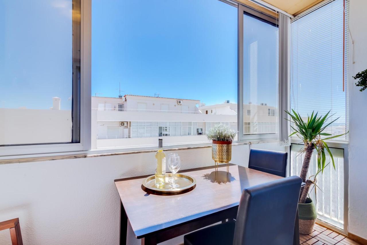 Al - Apartamento Wave 7 Quarteira Bagian luar foto