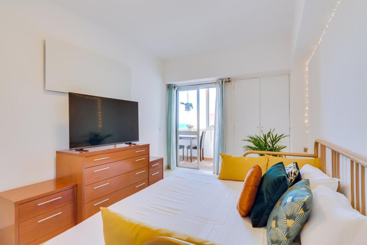 Al - Apartamento Wave 7 Quarteira Bagian luar foto